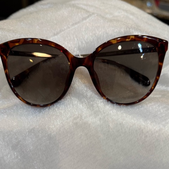 Gorgeous Kate Spade Sassari Havana Cat Eye Butterfly Sunglasses NWT - Picture 13 of 16